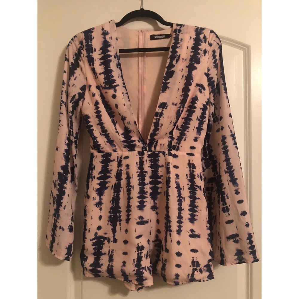 Misguided Tie-dye Romper